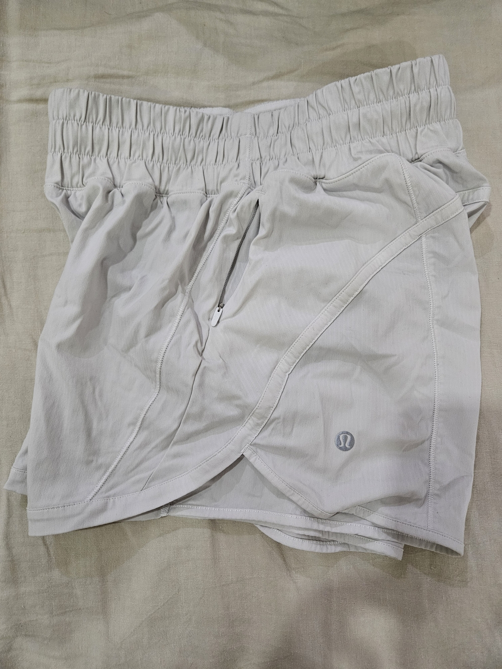 lululemon athletica White Athletic Shorts